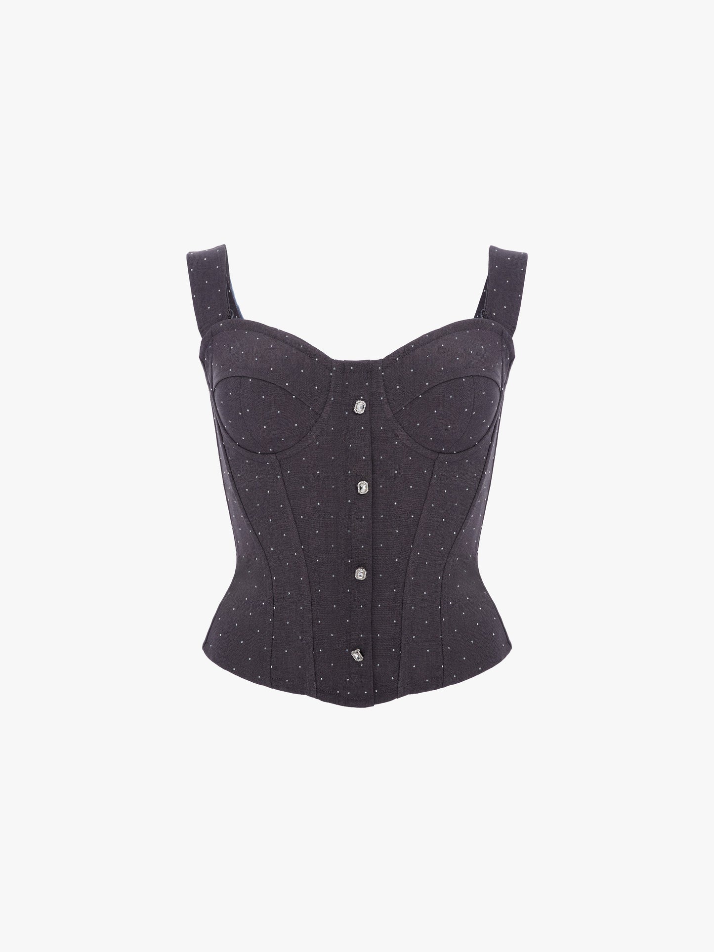 HOT DRILLING POLKA DOT CORSET TOP